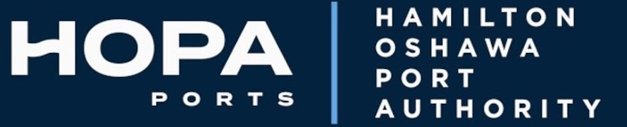 HOPA Ports wordmark with the words Hamilton Oshawa Port Authority.