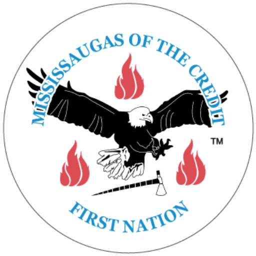Mississaugas of the Credit First Nation crest.